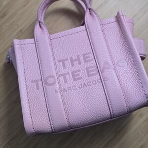 Marc Jacobs The Leather Crossbody Tote Bag - Ribbon Pink - NWOT